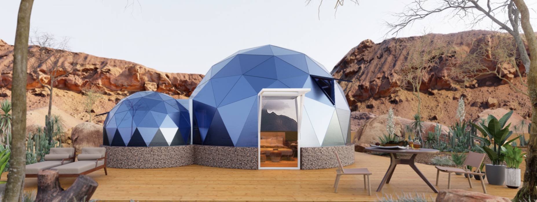 息县球形智能光伏玻璃星空房